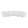 thumbnail image 2 of Modway Saybrook Canapé Sectionnel de Patio Extérieur en Tissu 5 Pcs de 103,5 Po, Blanc, 2 of 6