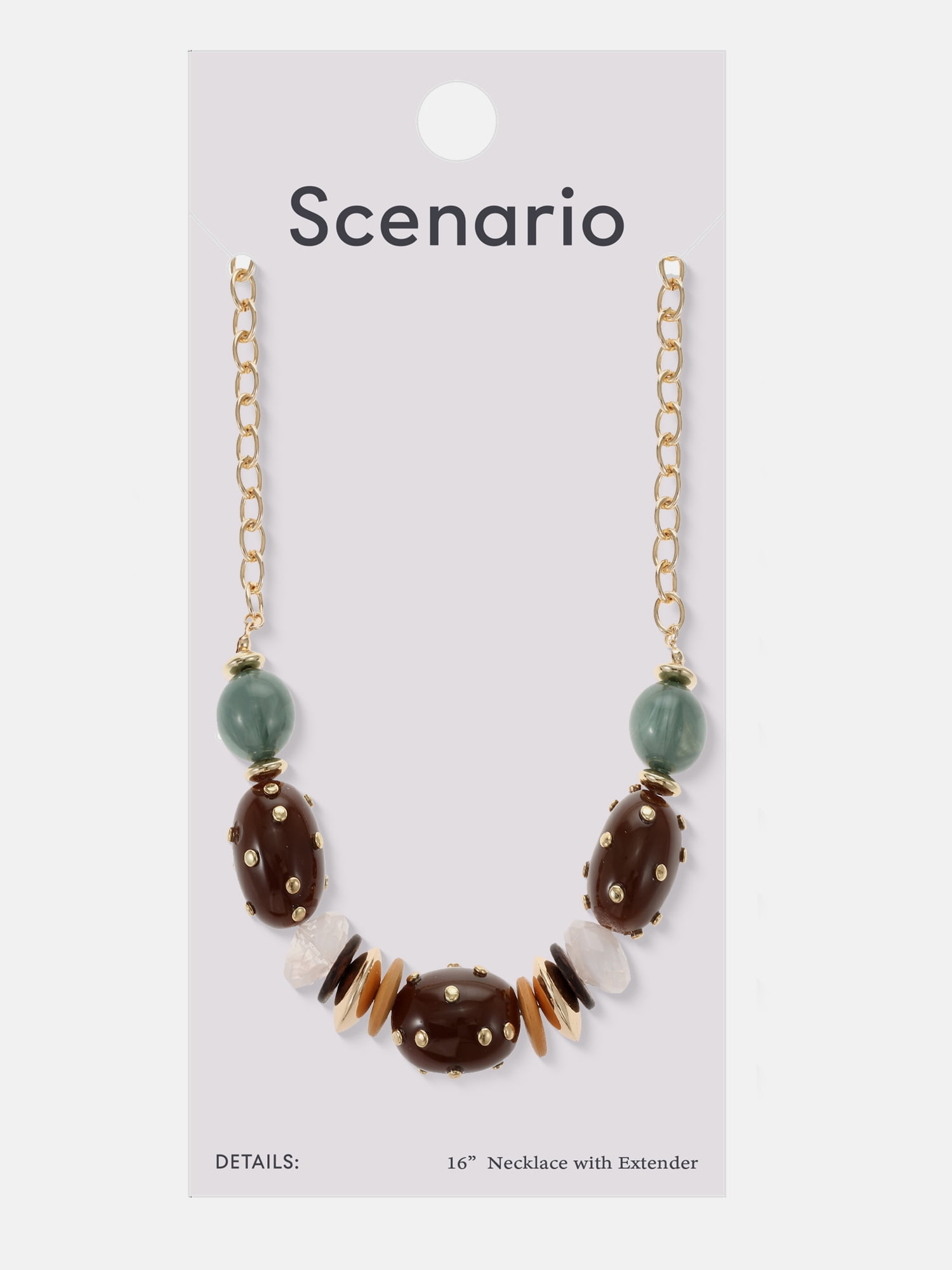 Scenario Beaded Statement Necklace