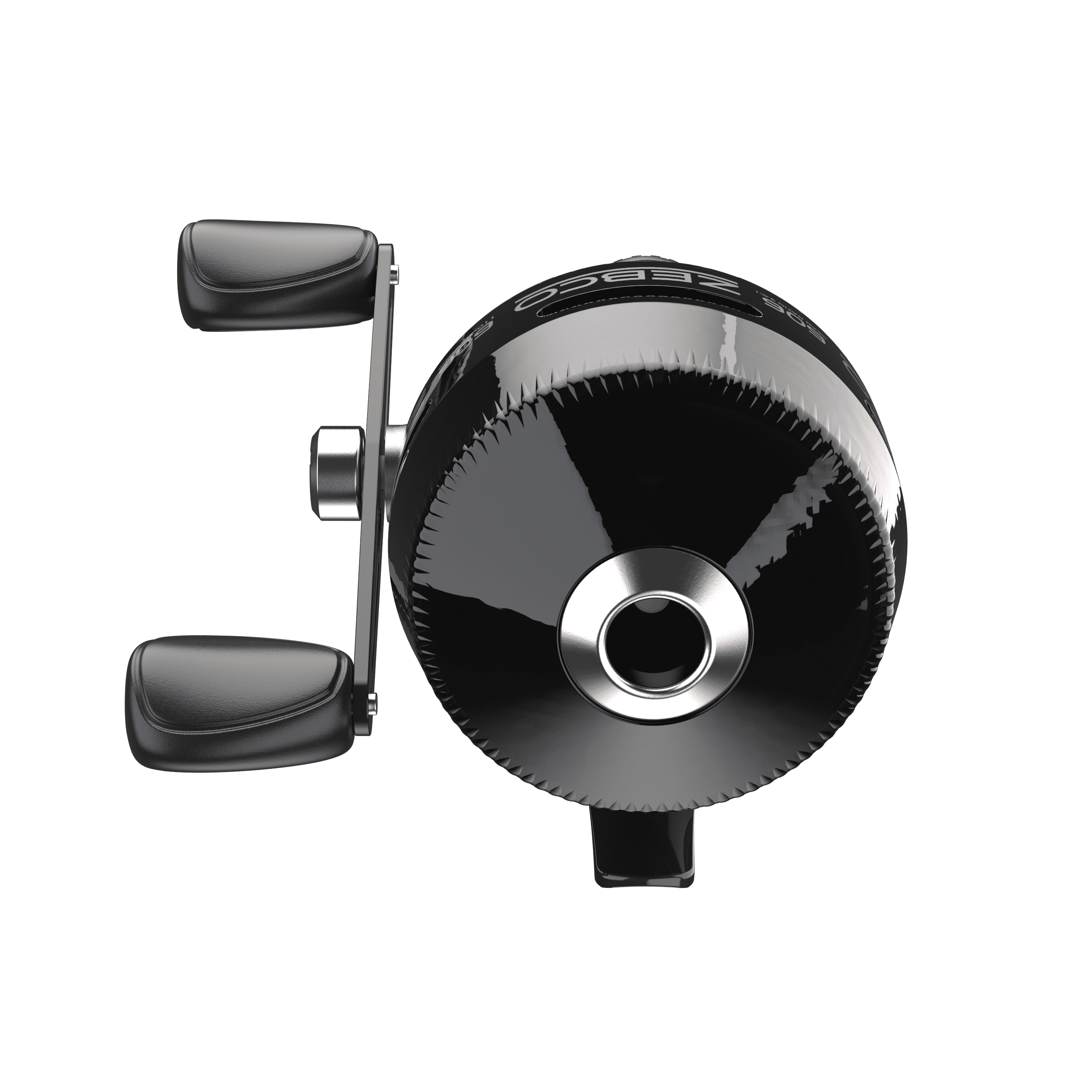 Zebco 606 Spincast Fishing Reel, Size 60 Reel, Right-Hand Retrieve, Black