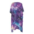 thumbnail image 2 of HELLHERO High Quality Fabrics Swimwear Coverup for Beach Ultimate Elegant Kimono Galaxy Butterfly Print, 2 of 6