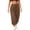 Brown, variant on VBVC Women's Drawstring Elastic Waist Cargo Joggers , Casual Stretchy Athletic Pants For Women, Ladies' Loose Fit Tapered Trousers with Pockets, Army Green , S-2XL