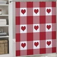 thumbnail image 5 of Valentines Day Shower Curtain Waterproof Shower Curtain for Bathroom Love Xmas Farmhouse Holiday Bathroom Decor 72x72 Inches,Weighted Hem with 12 Hooks Home Bathtub Decoration, 5 of 6