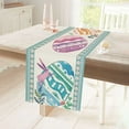 thumbnail image 4 of Easter Table Flag Holiday Bunny Egg Little Printed Vintage Easter Decor Tablecloth Easter Home Decorations Hot Pink, 4 of 7