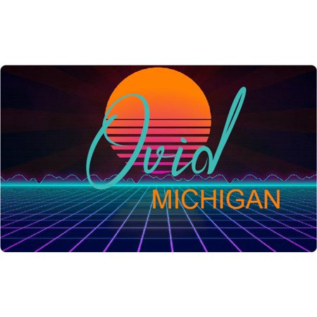 

Yale Michigan 4 X 2.25-Inch Fridge Magnet Retro Neon Design