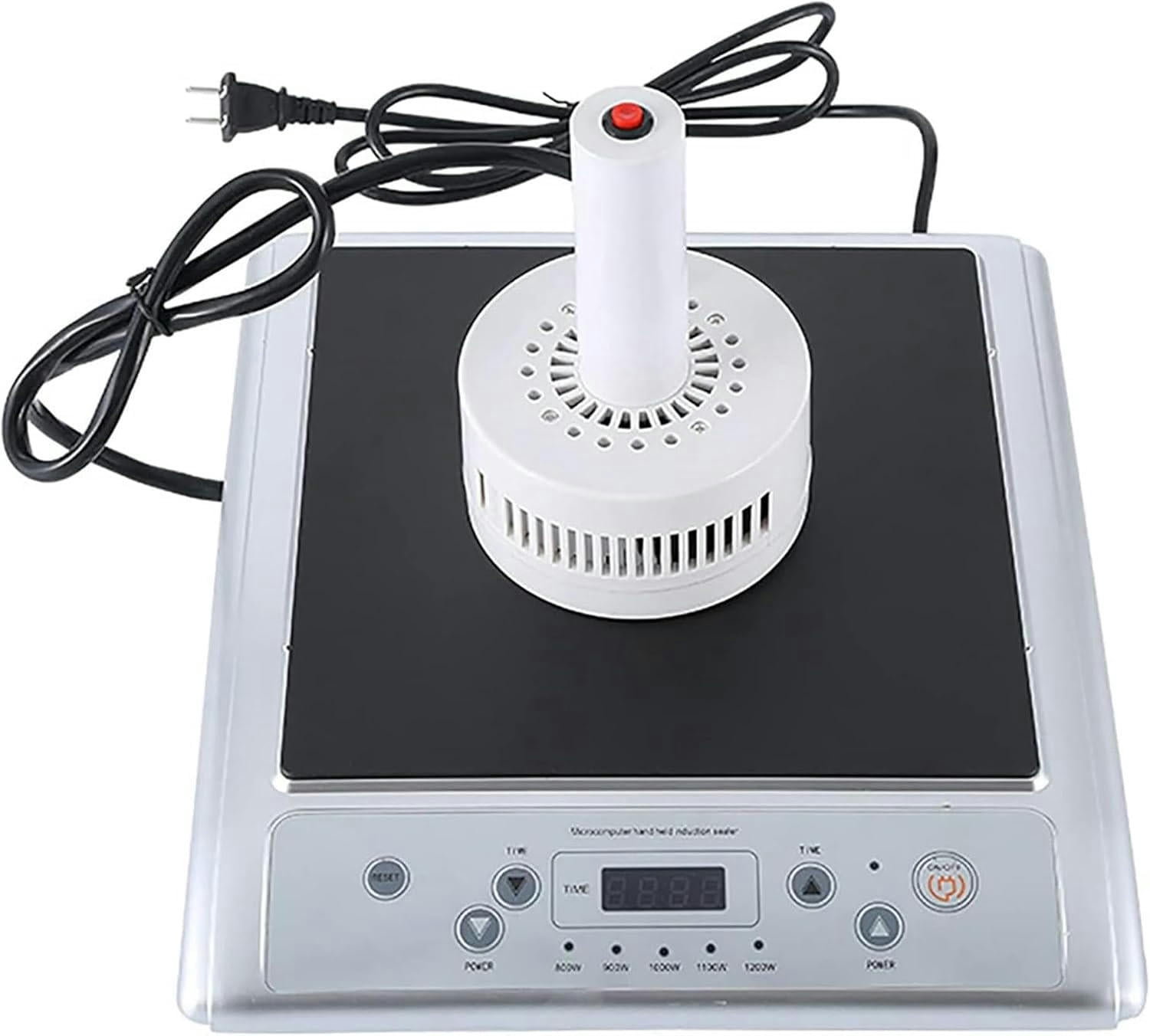 GXCZ Food Saver Vacuum Sealer Machine Handheld Induction Sealer 20-70Mm, Portable Manual Electromagnetic Induction Aluminum Foil Sealing Machine, Bottle Cap Sealer Heat Sealing Machine with Counting Function