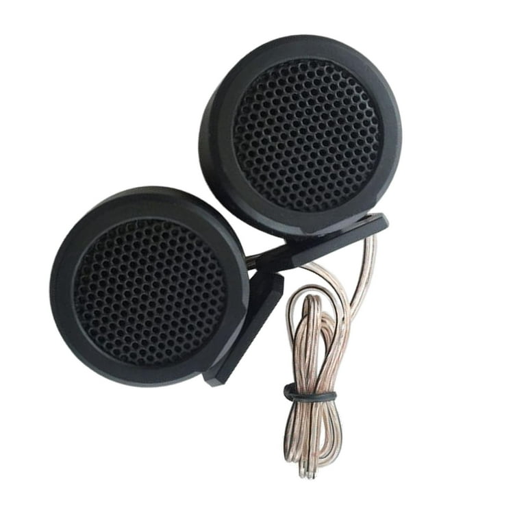 2 Pieces Car Loud Speakers Dome Tweeter, 500W Maximum in Crossover Mini Car  Audio for Auto Truck Replacement 