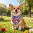 thumbnail image 5 of Gytml 4Th Of July Dog Bandanas Patriotic Flag Triangle Scarves For Dogs Cats, Adjustable Cotton Pet Bandanas For Independence Day G-64x45x45cm, 5 of 8