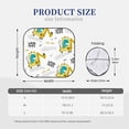 thumbnail image 3 of Xecao Dinosaur on Excavator for Foldable Car Sun Shades (2-Pack) offer sun protection with an easy-fold design for convenient windshield shading., 3 of 7