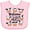 AD-Pink, variant on Inktastic Welcome to the Herd with Cute Black and White Holstein Cows Boys or Girls Baby Bib