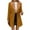Yellow, variant on SwiftWear Women's Double-Breasted Trench Coat Faux Fur Lapel Collar Overcoat Trendy Mid-Length Winter Warm Jacket