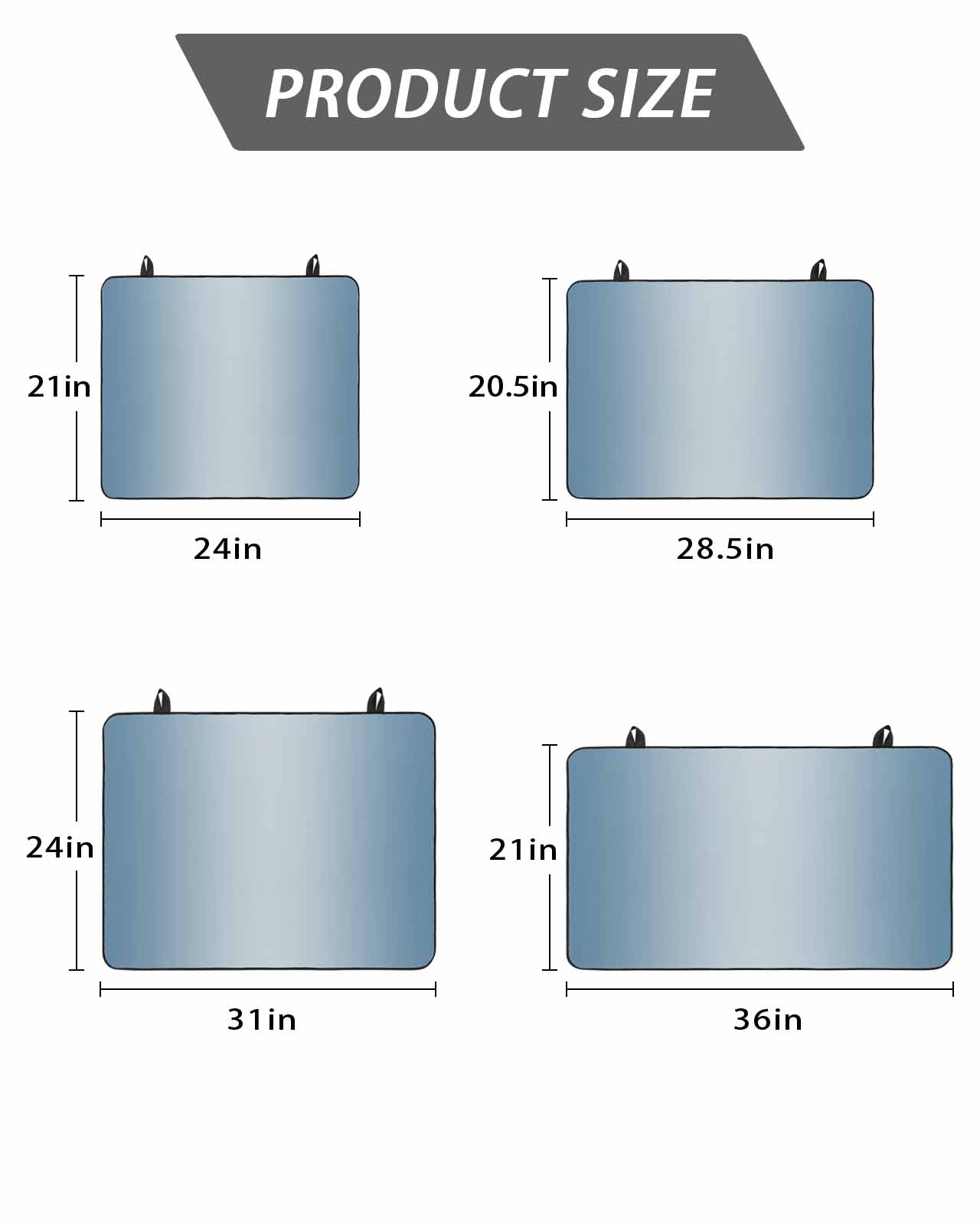 Stove Top Covers for Electric Stove, Blue Ombre Glass Stovetop Cover Protector, Modern Gradient Abstract Art Induction Cooktop Protector Oven Mat for Kitchen Countertop 36"x21"