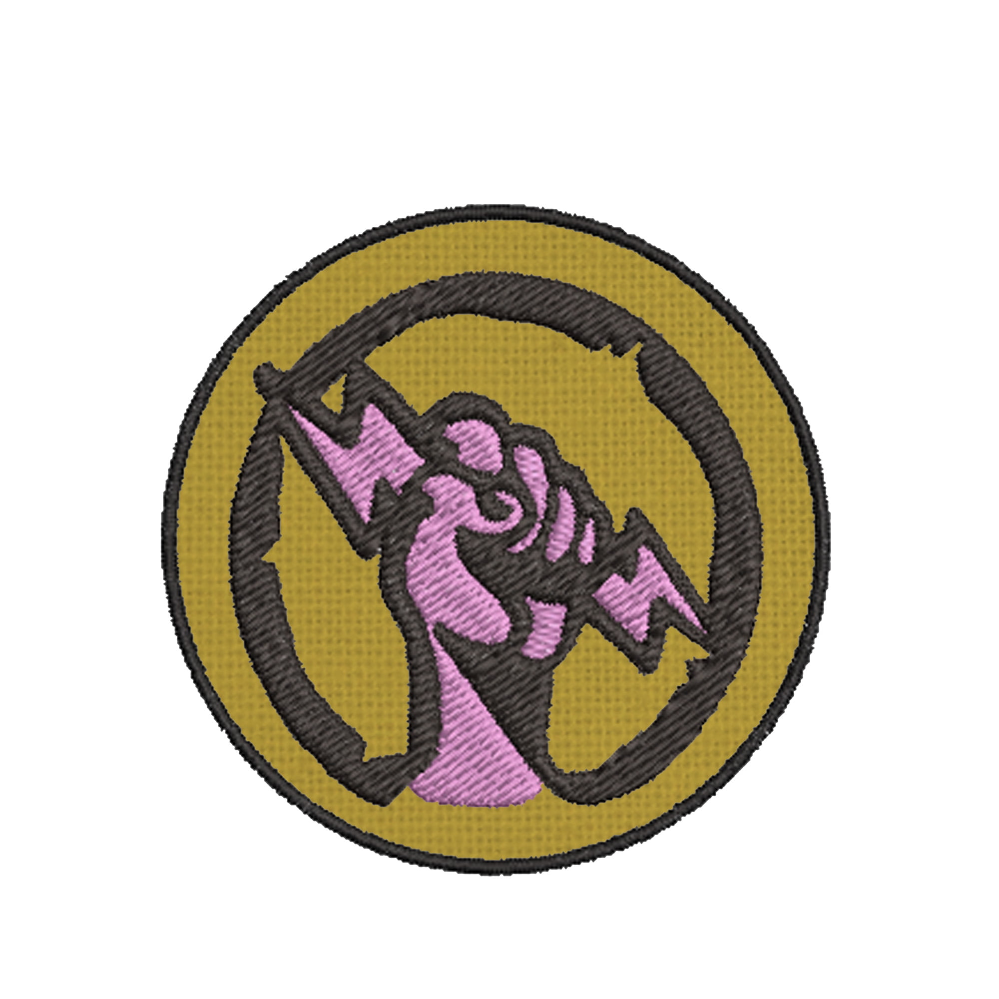 Bioshock Plasmids Shock Jockey Embroidered Patch Iron-On Applique ...