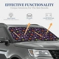 thumbnail image 4 of Sikiie Halloween Print Foldable Car Windshield Sun Visor, Car Window Sunshade Suitable for Sedan, SUV and Truck Car Accessories-Large, 4 of 6