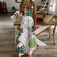 thumbnail image 3 of Flamingo Pattern Sleeveless Dress Woman Fashion Long Dresses Women's Summer Suit Dress Summer 2025 Women, 3 of 7