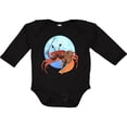 thumbnail image 3 of Inktastic Fun Fiddler Crab with Violin and Mustache Boys or Girls Long Sleeve Baby Bodysuit, 3 of 5