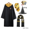 thumbnail image 4 of (Talla Adulta L Talla Amarilla) Disfraz Túnica Mágica Ropa Cosplay Capa Halloween Uniformes Escolares Periféricos para, 4 of 9