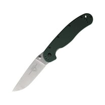 Ontario RAT 1 Pocket Knife 3.6" Drop Point CPM S35VN Stonewashed Blade G-10 Handle Green