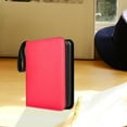 thumbnail image 2 of Milaget Trading Card Binder Protector Carrying Case PU Leather with 50 Removable Red, 2 of 9