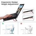 thumbnail image 6 of COOLCOLD 15.6"-17.3" Laptop Cooling Pad with 6 Quiet Fans 2 USB Port- Laptop Cooler for Notebook Gaming Fan Stable Stand - Portable Ultra Slim Laptop Cooling Pad - Switch Control Fan Speed Function, 6 of 8