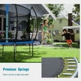 thumbnail image 2 of Trampoline Outdoor 12FT Trampoline with Safety Enclosure Net - Recreational Trampolines with Ladder and AntiRust Coating, ASTM Approval Outdoor Trampoline for Kids, 2 of 7