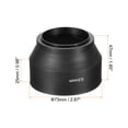 thumbnail image 2 of Unique Bargains 49mm Camera Lens Hood, Rubber Collapsible Lens Protector, Black, 2 of 7