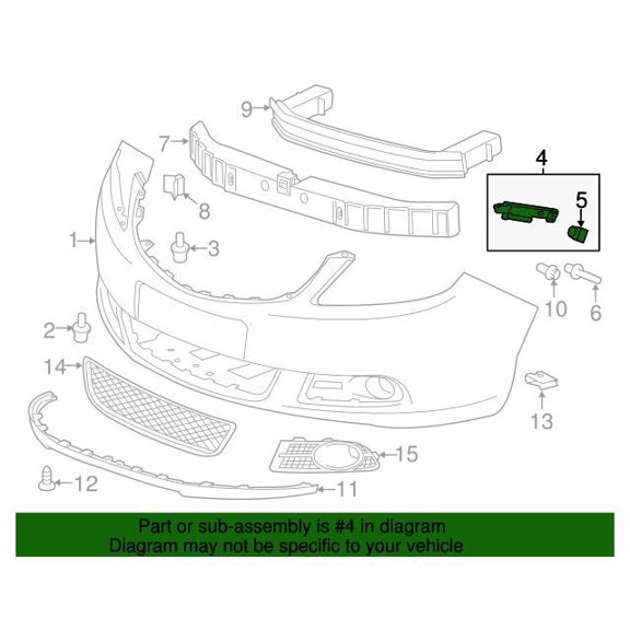 GM 22874514 Bracket Asm-Frt Bpr Fascia Si