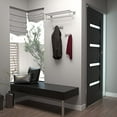 thumbnail image 3 of Gatco Elevate All Modern Décor Rectangle Triple Hook, Satin Nickel, 3 of 4