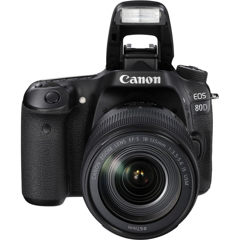 Canon EOS 80D Camera W/ 18-135mm Lens and EF-S 55-250mm Lens - Pro