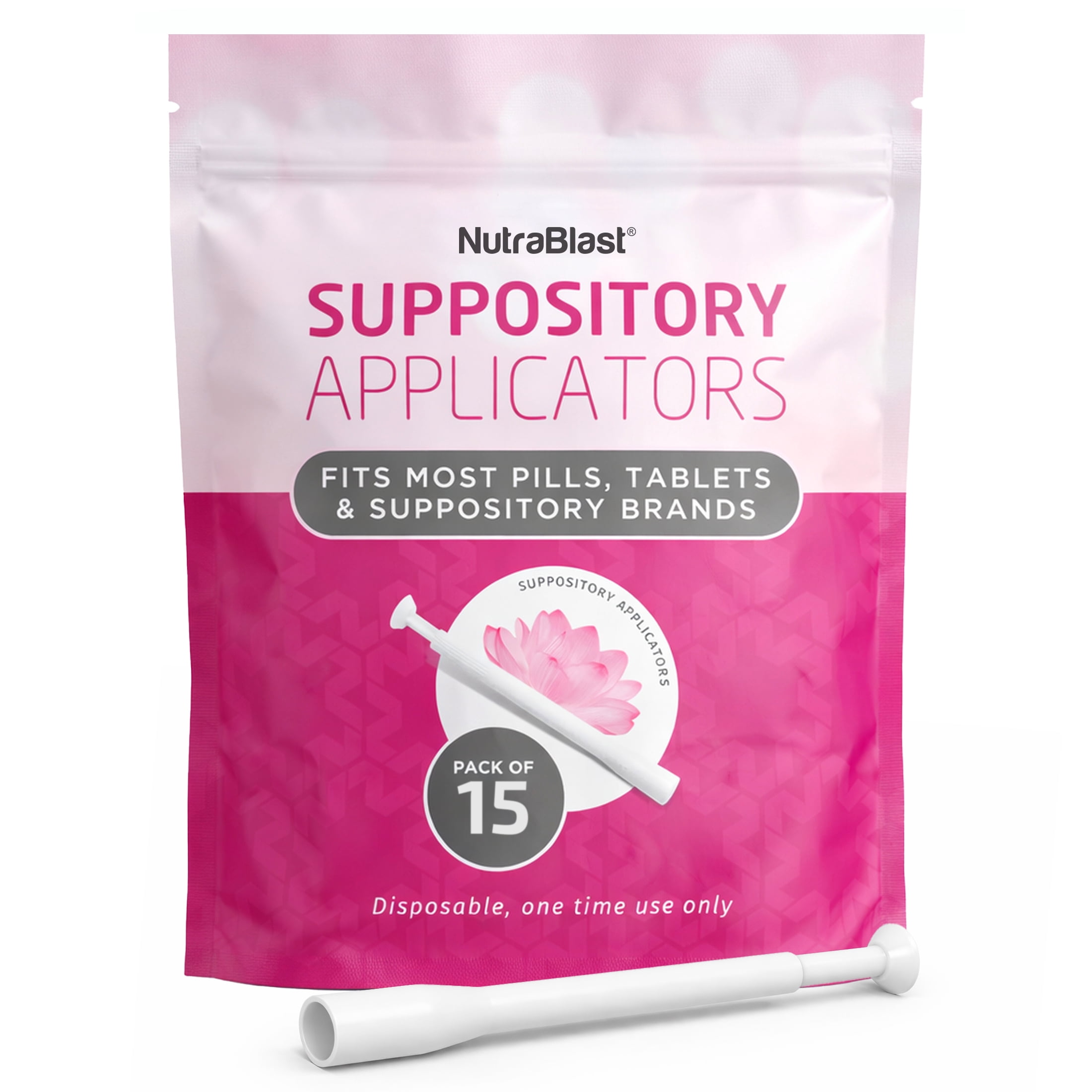 NewLife Naturals Disposable Suppository Applicators, Fits Boric Acid Pills,  16 Pack