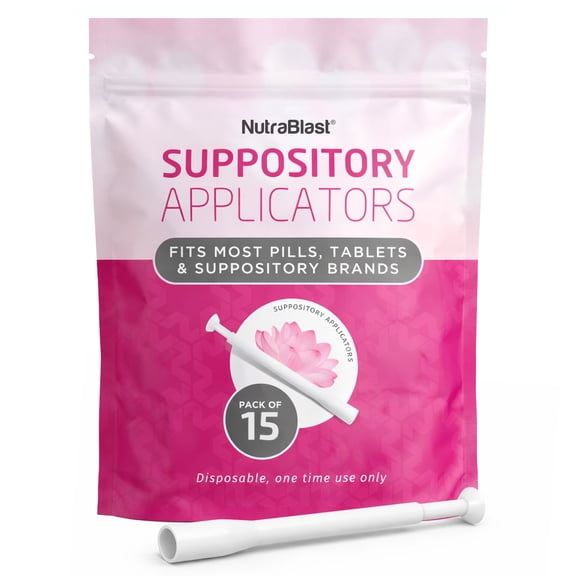 NutraBlast Suppository Applicators, 15 Ct