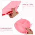thumbnail image 3 of 1Pc Silicone Children Food Service Plate Suction Food Plate Household Dish, 3 of 8