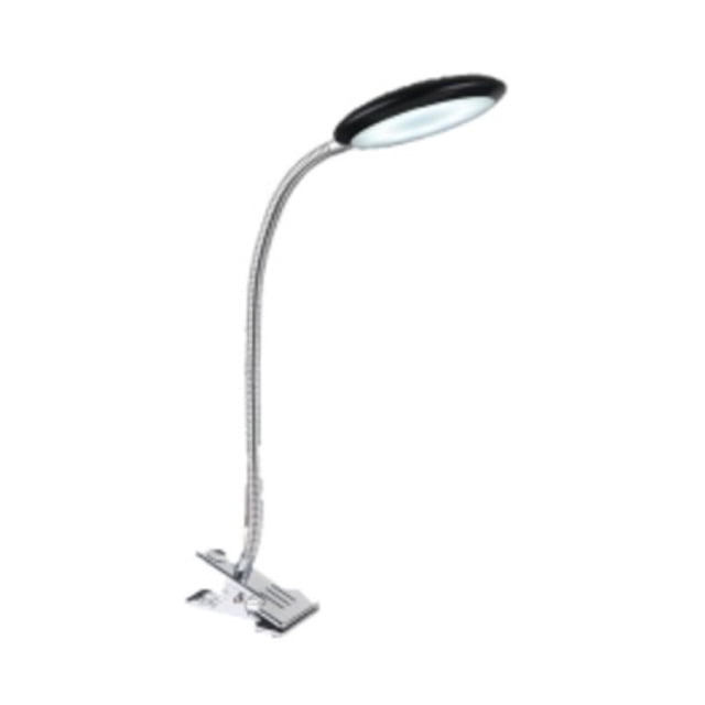Lampara de Escritorio Crystal Broche Negro IIDSA Iluminación Luz Vic