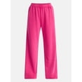thumbnail image 5 of No Boundaries Washed Fleece Wide Leg Pants, 31" Inseam, Women's XXS-XXL, 5 of 5