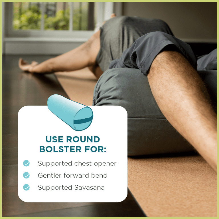 Bean Products Yoga Bolster - Handcrafted In The USA With Eco