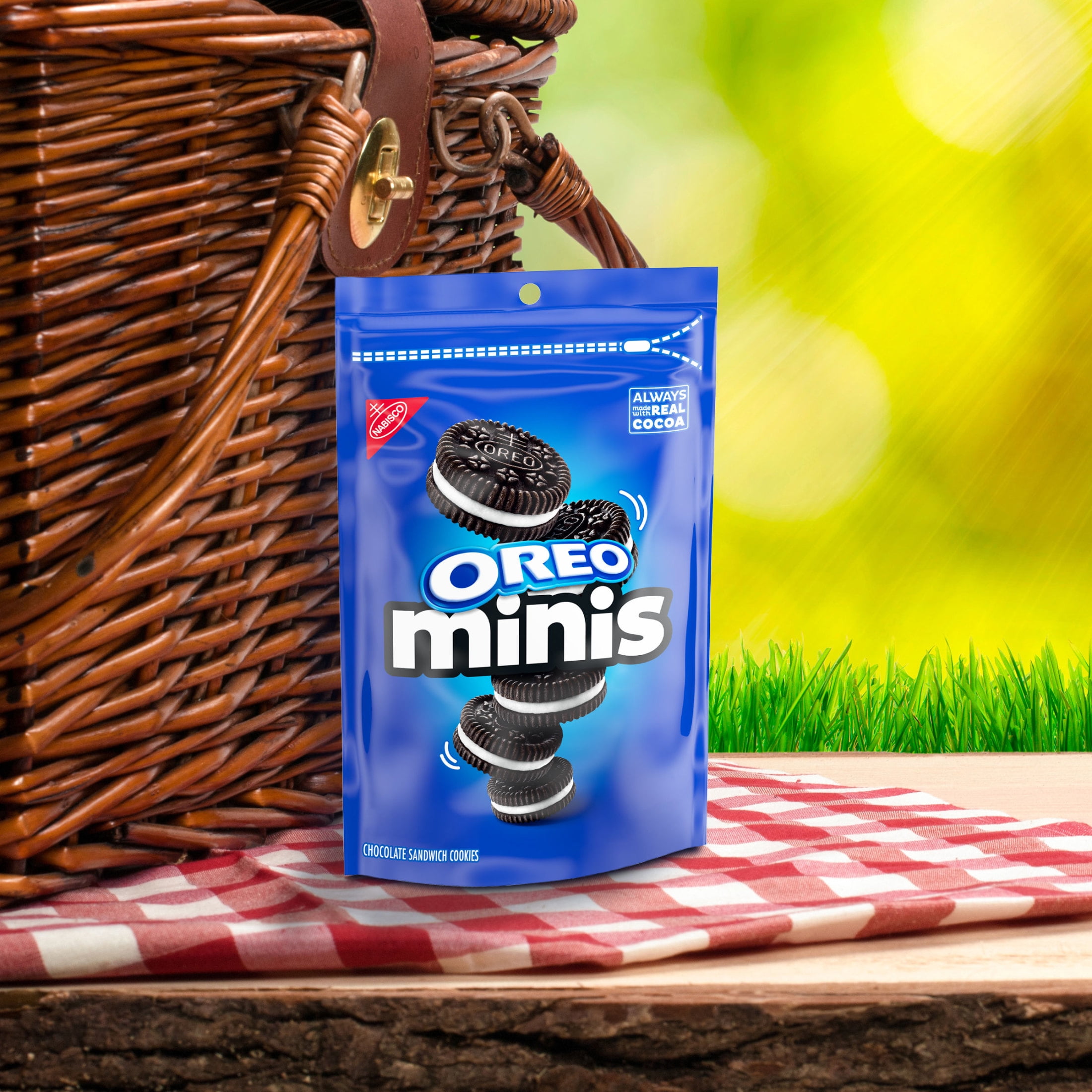 OREO Minis Chocolate Sandwich Cookies, 8 oz