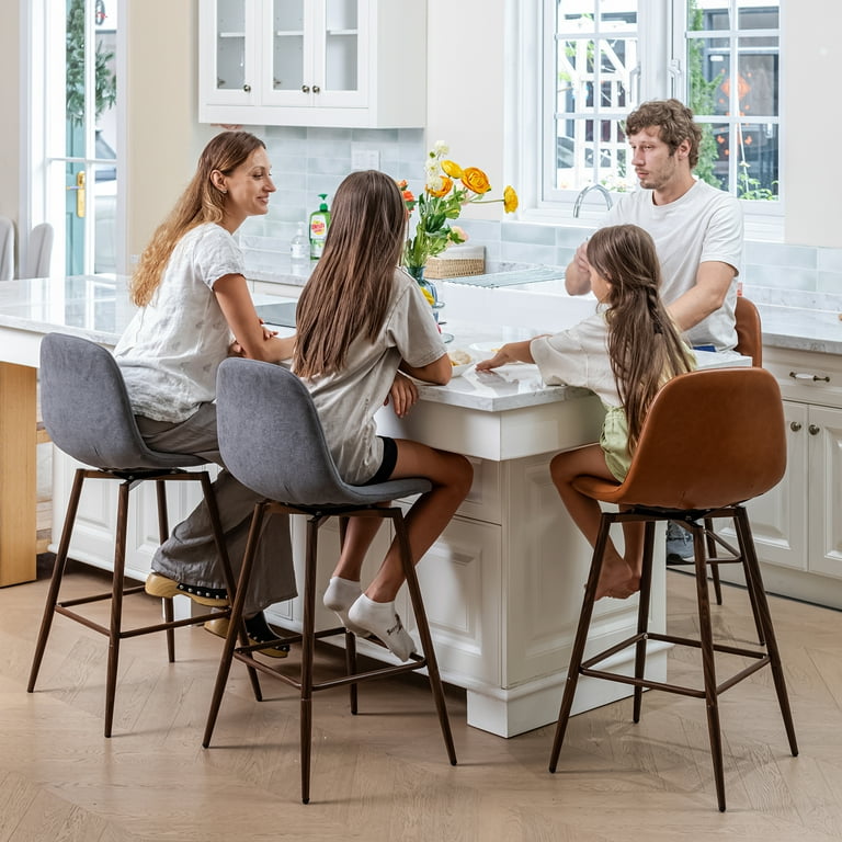 Home Depot Mcm Counter Height Stools Wood Bronze Bar Stools