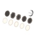 thumbnail image 4 of 10 Hojas De Pegatinas De Encaje Autoadhesivas, Pegatinas De álbum De Recortes Blancas Y Negras, Papel Adhesivo Decorativo Para Envolver(Jardín de encaje), 4 of 13