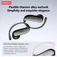 thumbnail image 5 of MINISO MS218 Wireless Bluetooth Earbuds with AI Translation, Over Ear Earhook Headphones with Mic, Real-Time Language Support, HiFi Sound, Secure Fit for Travel Work, Black, 5 of 12