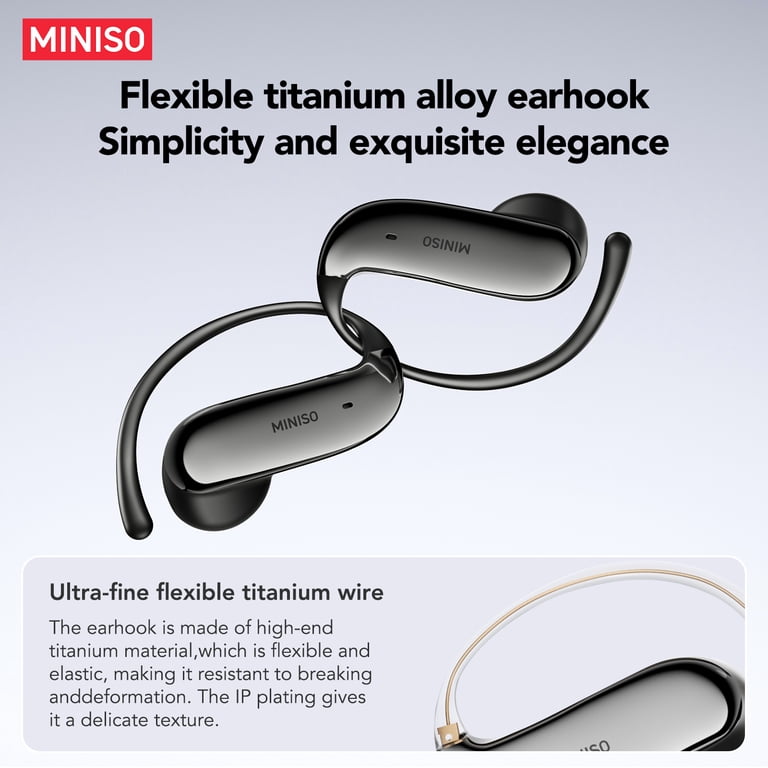 MINISO MS218 Wireless Bluetooth Earbuds with AI Translation, Over
