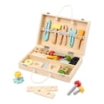 thumbnail image 1 of Juego de herramientas de madera para niños pequeños Strade Fareast Limited juguetes de construcción Montessori, 1 of 8