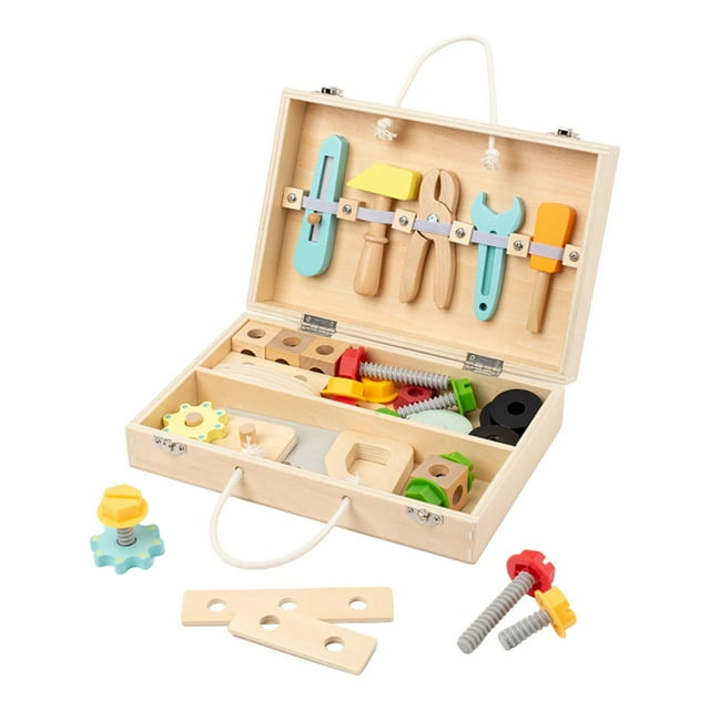 Juego de herramientas de madera para niños pequeños Strade Fareast Limited juguetes de construcción Montessori