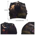 thumbnail image 4 of Logiee Regal Stag In Forest Print Unisex Knit Beanie for Men Women Winter Hat,Beanies Skull Caps, 4 of 7