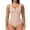 Apricot, variant on Women's Tummy Control Bodysuit Sleeveless Hook Shaper Shapewear Firm Body Shaper Postpartum Spandex Mid Thigh Bean Paste X-Large