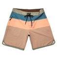 thumbnail image 2 of AXXD Mens Cargo Shorts Blue Summer Printing Quick Drying Surf Beach Pants Shorts New Arrival, 2 of 4