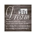 thumbnail image 1 of Brown DREAM Wood Photo Frame, 1 of 1