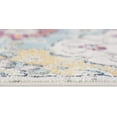 thumbnail image 5 of 2â€™ x 6â€™ Rust Distressed Floral Area Rug, 5 of 5