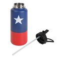thumbnail image 3 of Ozark Trail Texas Star, 32oz Stainless Steel Water Bottle with Flip Straw, Red, 3 of 5