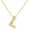L, variant on Bubble Letter Necklace for Women Dainty Balloon Initial Alphabet Pendant Polished 18k Gold Plated Letter Pendant Statement Necklaces Friendship Jewelry Gifts