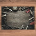 thumbnail image 6 of Ambesonne Industrial Jigsaw Puzzle Durable Cardboard, Grungy Tools, 1000 pcs, Brown Grey Red, 6 of 6