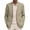 Khaki, variant on Casual Blazer for Men One Button Down Notch Lapel Suit Jackets Lightweight Summer Solid Classic Coats with Pocket Khaki 2XL